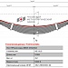Лист коренной рессорный №1 УАЗ 452 (2206, 3962, 3303, 3909) передний