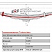 Передний рессорный лист №5 для автомобилей производства ПАО "Камаз" 43118