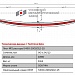 Подкоренной рессорный лист №2 для автомобилей производства ПАО "Камаз" 5490-2902050-15 для передней 3-листовой рессоры