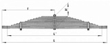 Рессора 525 задняя (15 листов)      525-2902012-Б1