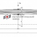 Рессора передняя для МАЗ 54323, 64229, 64221 3 листа