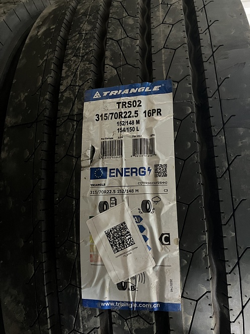 ШИНА 315/70 R22.5 TRIANGLE TRS02 154/150L 16PR  (рулевая)