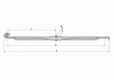 Рессора Камаз 65115 передняя с витым ухом (3 листа) 65115-2902012-15