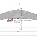 Рессора передняя для МАЗ 5337, 5432, 5551 16 листов
