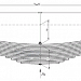 Задняя рессора ПАЗ 4230 Аврора 14-листовая