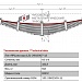 Лист рессорный коренной №1 ЗиЛ 131 передний