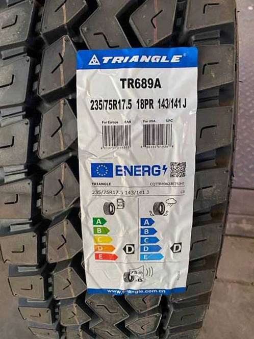 ШИНА 235/75 R17.5 TRIANGLE TR689A