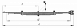 Рессора троллейбуса задняя (5 листов) 682В-2912012